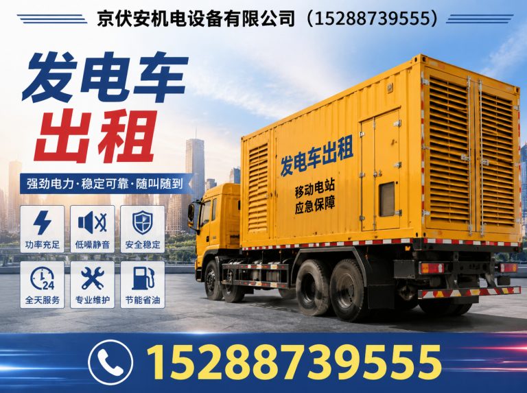 六盘水发电机租赁展示图